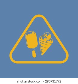Vector illustration of food icon