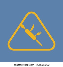 Vector illustration of food icon