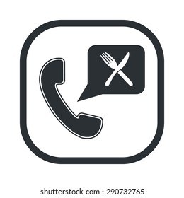 Vector illustration of food icon