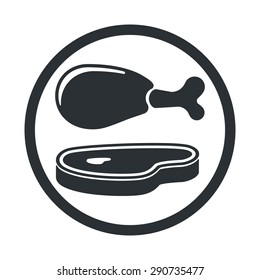 Vector illustration of food icon