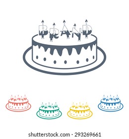 Vector illustration of food icon