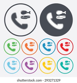 Vector illustration of food icon