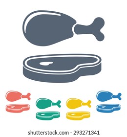 Vector illustration of food icon