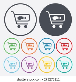 Vector illustration of food icon