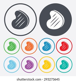 Vector illustration of food icon