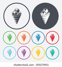 Vector illustration of food icon