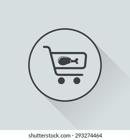 Vector illustration of food icon