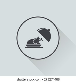 Vector illustration of food icon