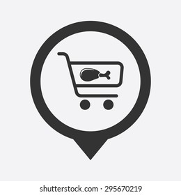 Vector illustration of food icon