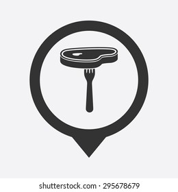 Vector illustration of food icon