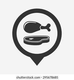 Vector illustration of food icon