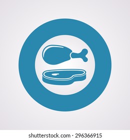 Vector illustration of food icon