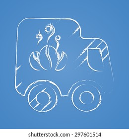 Vector illustration of food icon