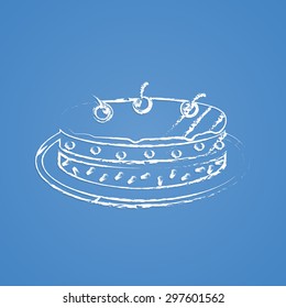 Vector illustration of food icon