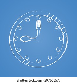 Vector illustration of food icon