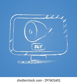 Vector illustration of food icon