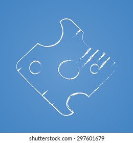 Vector illustration of food icon