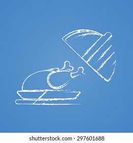 Vector illustration of food icon