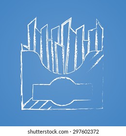 Vector illustration of food icon