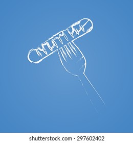 Vector illustration of food icon