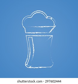 Vector illustration of food icon
