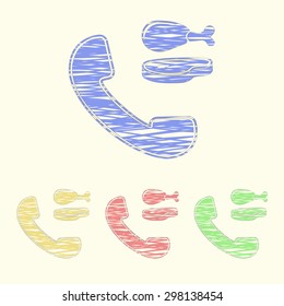 Vector illustration of food icon