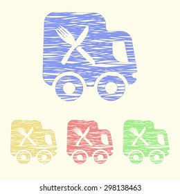 Vector illustration of food icon