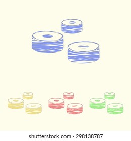 Vector illustration of food icon