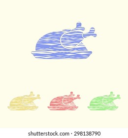 Vector illustration of food icon