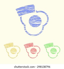 Vector illustration of food icon