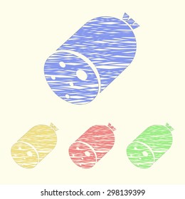 Vector illustration of food icon
