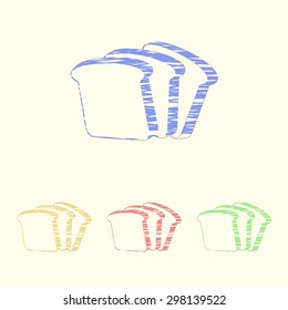 Vector illustration of food icon