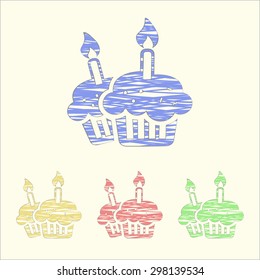 Vector illustration of food icon