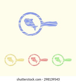 Vector illustration of food icon
