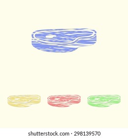 Vector illustration of food icon