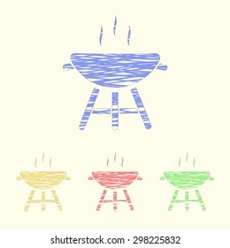 Vector illustration of food icon
