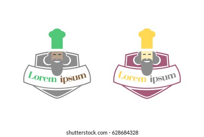 Vector illustration. Food Logo