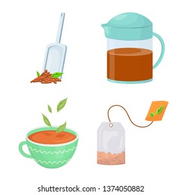 Vector illustration of food and natural  sign. Collection of food and black  vector icon for stock.