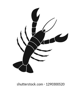 Vector illustration of food and sea icon. Collection of food and healthy vector icon for stock.