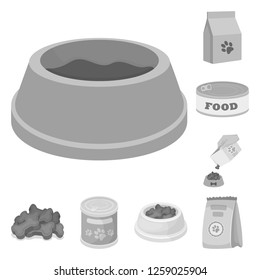 Vector illustration of food  and tin sign. Collection of food  and bottle stock vector illustration.