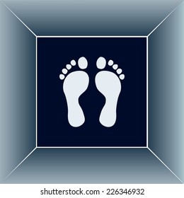 Vector illustration foot