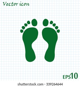 Vector illustration foot