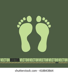 Vector illustration foot