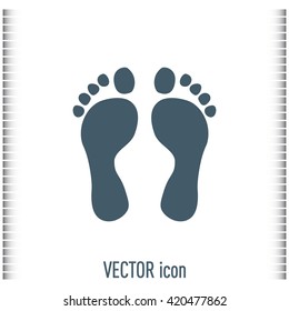 Vector illustration foot