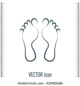 Vector illustration foot
