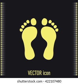 Vector illustration foot