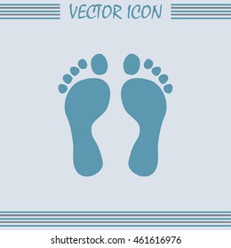 Vector illustration foot