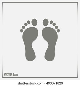 Vector illustration foot