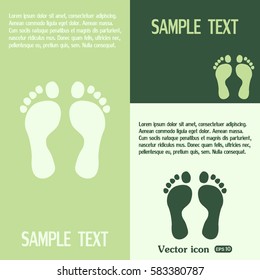 Vector illustration foot