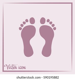 Vector illustration foot